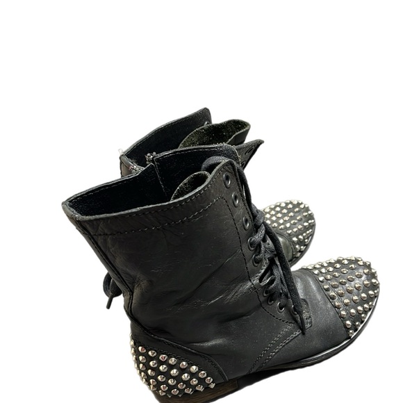 Steve Madden Studded Combat Boots - Picture 3 of 5